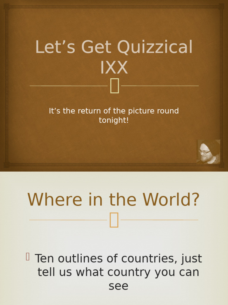 Let's Get Quizzical 19 - Multi Question Quiz | PDF