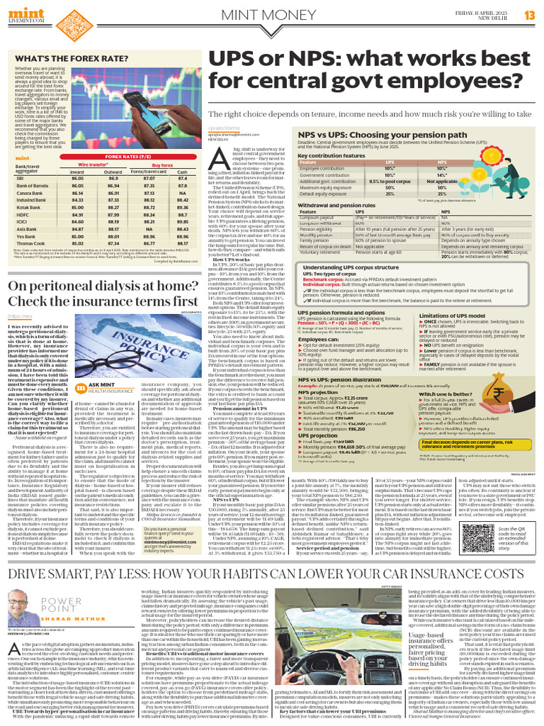 Forex Rates and Pension Options for Govt Employees | PDF | Pension ...