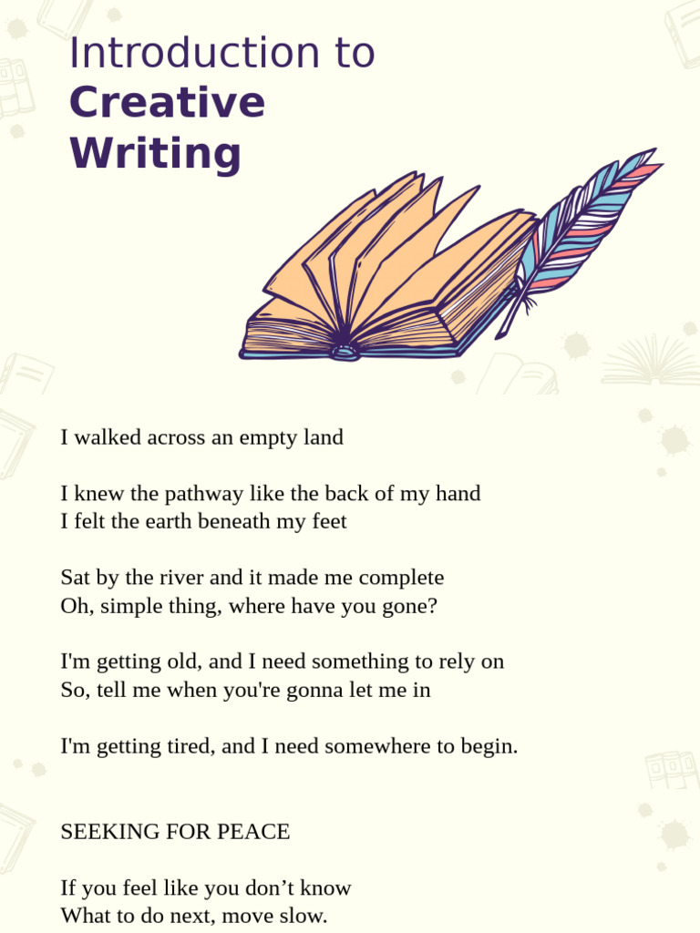 Creative Writing Essentials Guide | PDF | Poetry | Essays