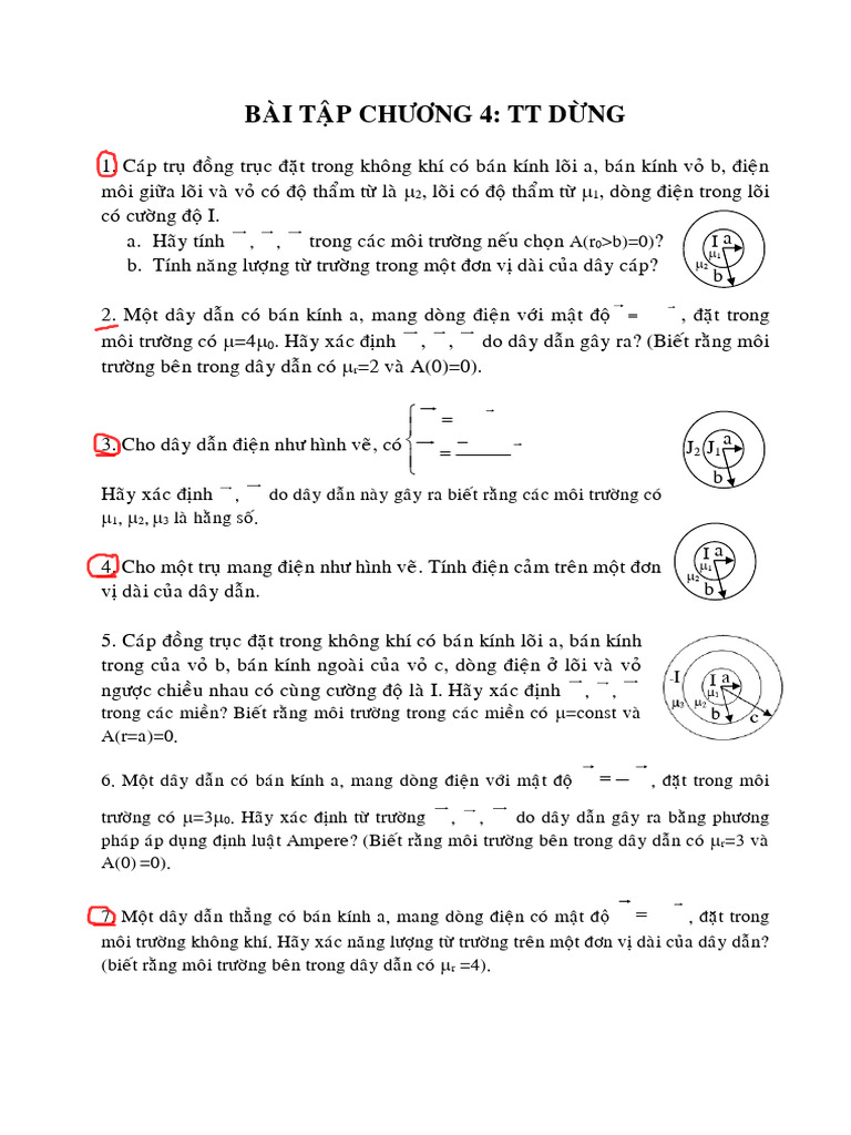 Bai Tap Chuong 4 - 2024 | PDF
