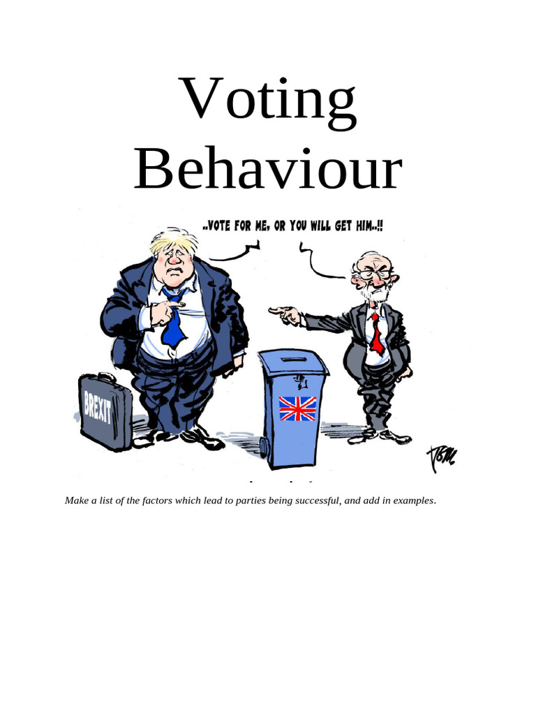 Factors Influencing Political Party Success | PDF | Conservative Party ...