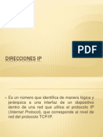 DIRECCIONES IP