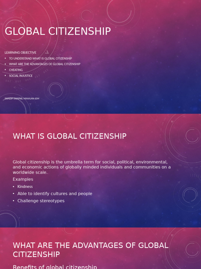 Global Citizenship | PDF