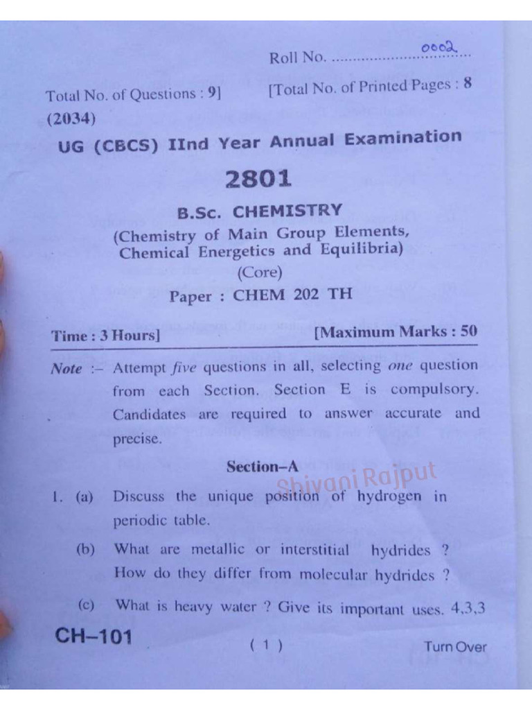 Chem 202 | PDF