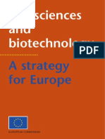 Life Sciences and Biotechnology: A Strategy For Europe