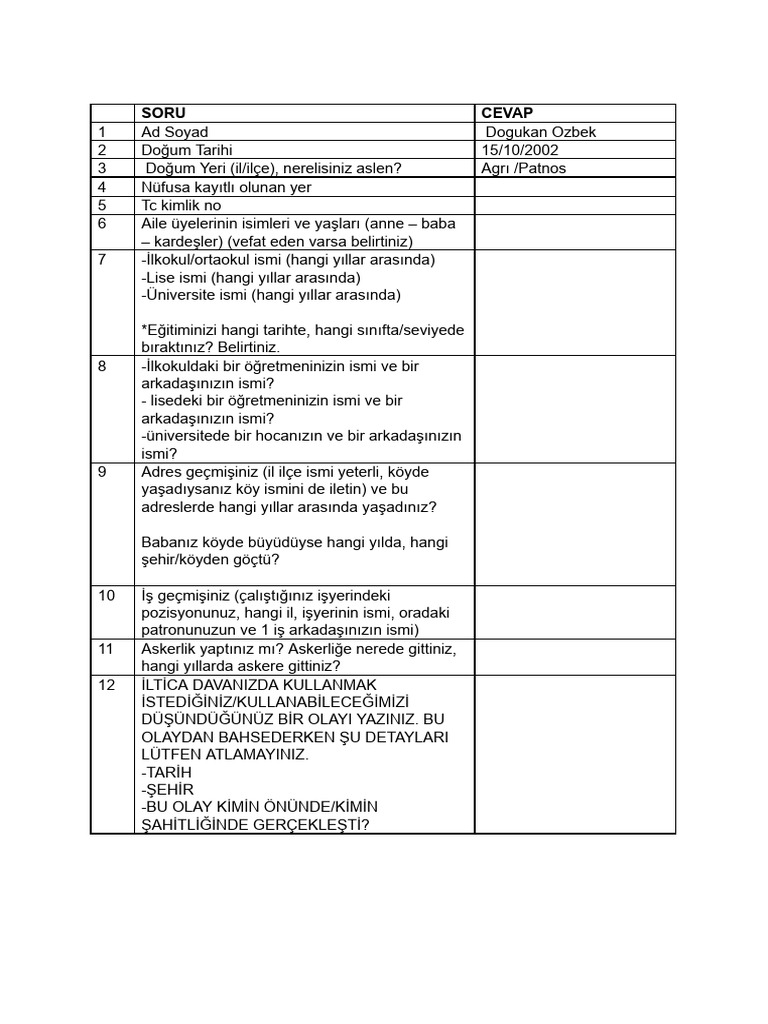 Sorular 4 | PDF