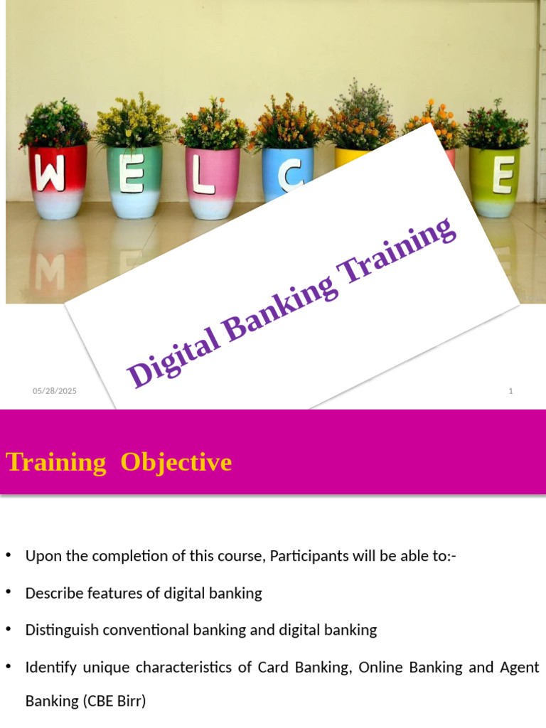 Digital Banking Training | PDF | Debit Card | Automated Teller Machine