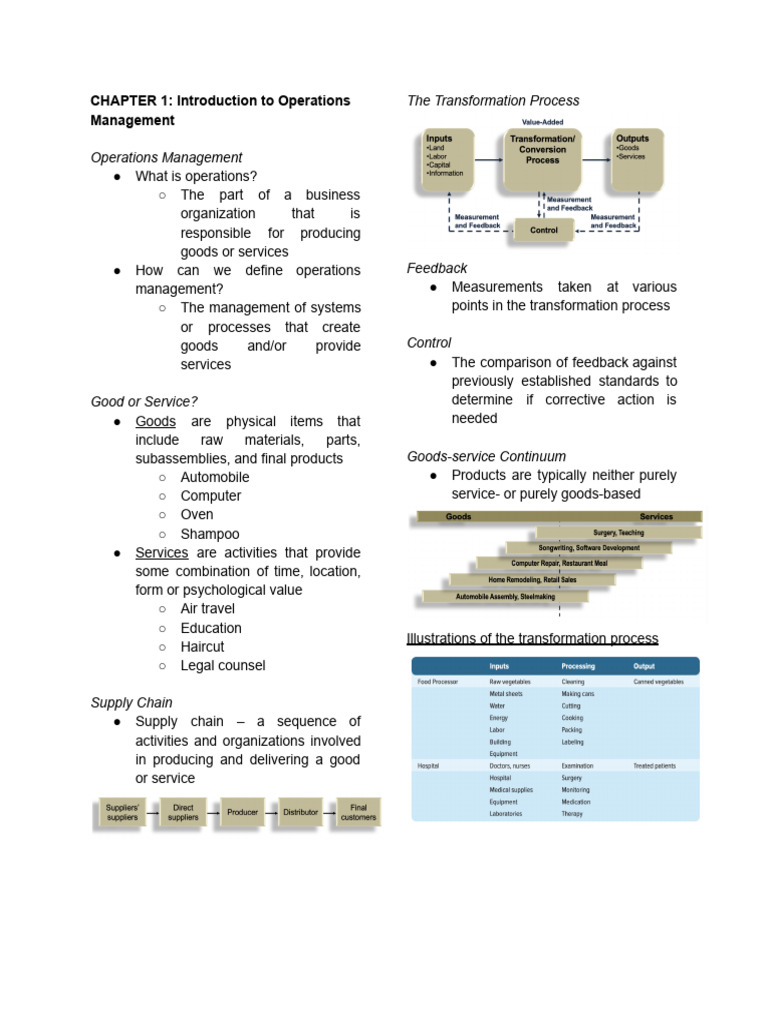 Introduction to Operations Management | PDF | Forecasting | Time Series