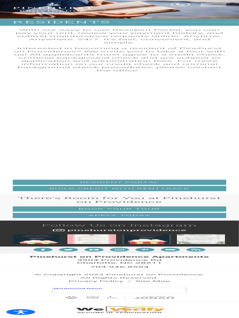 Resident Portal Pinehurst On Providence Apartments in Charlotte, NC PDF