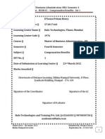 MU0015-Winter Drive-Assignment-2011 - Compensation Benefits - Set 1