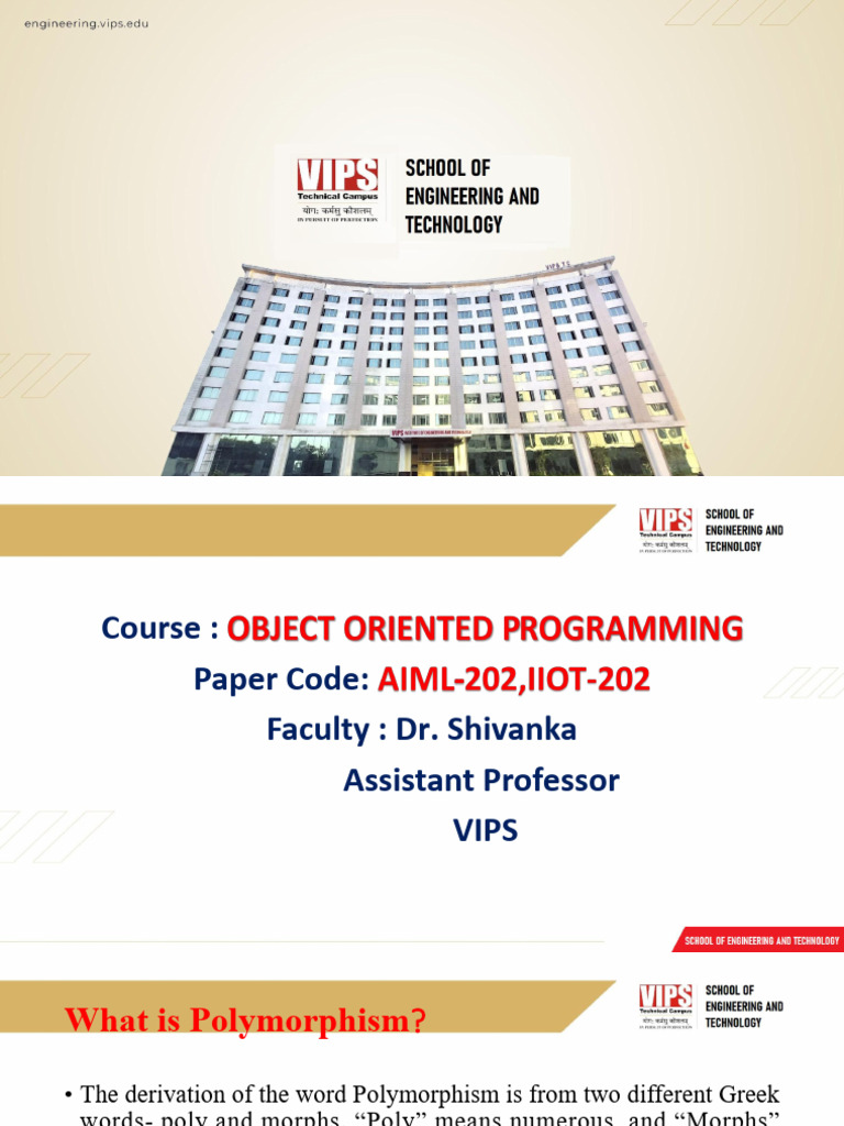 Understanding Polymorphism in Java | PDF | Method (Computer Programming ...