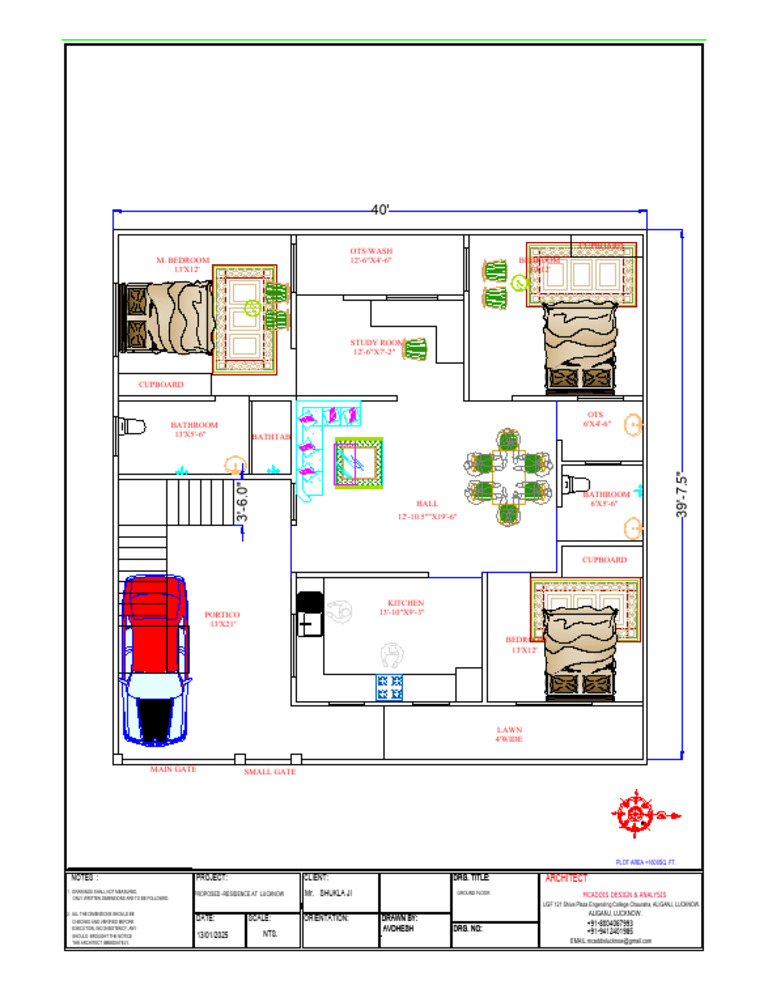 Proposed Residence Floor Plan | PDF