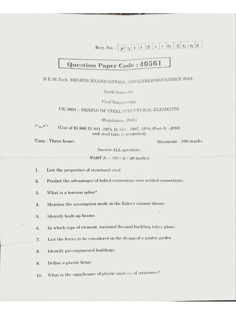 Dss (Arrear Qust Paper) | PDF