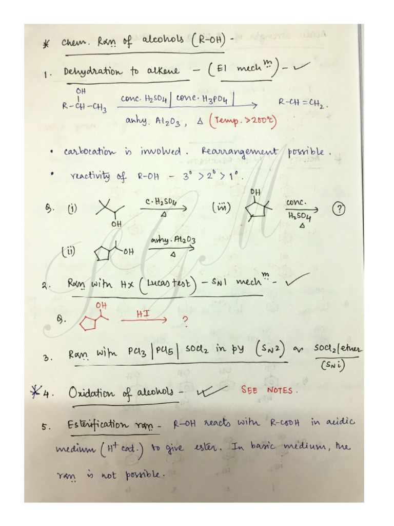 Alcohol Chemistry Organic 12 | PDF