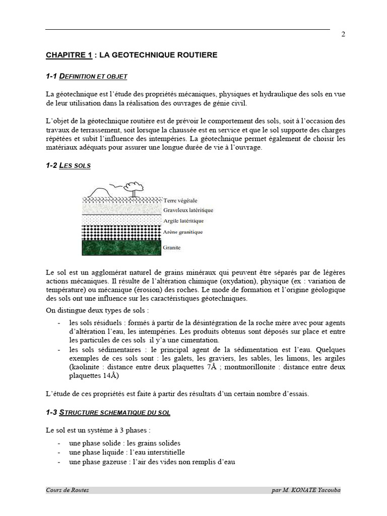 Géotechnique routière : sols et essais | PDF | Limon | Matériaux