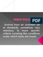 Credit Policy (Tyn)