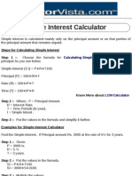 Simple Interest Calculator: Steps For Calculating Simple Interest Step 1:-Choose The Formula For