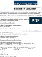 Standard Deviation Calculator: Steps For Standard Deviation Step 1:-Use Formula For Standard Deviation