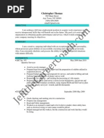 Quantity Surveyor Sample Resume