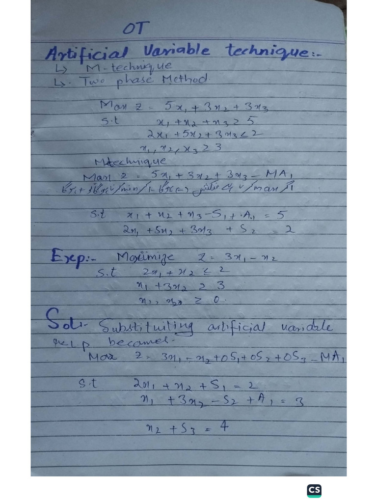 Optimization Theory Notes | PDF