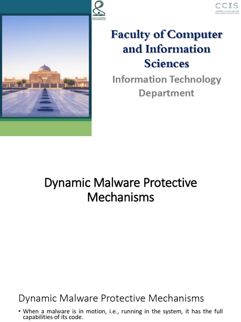 Dynamic Malware Protection Techniques | PDF | Malware | Information ...