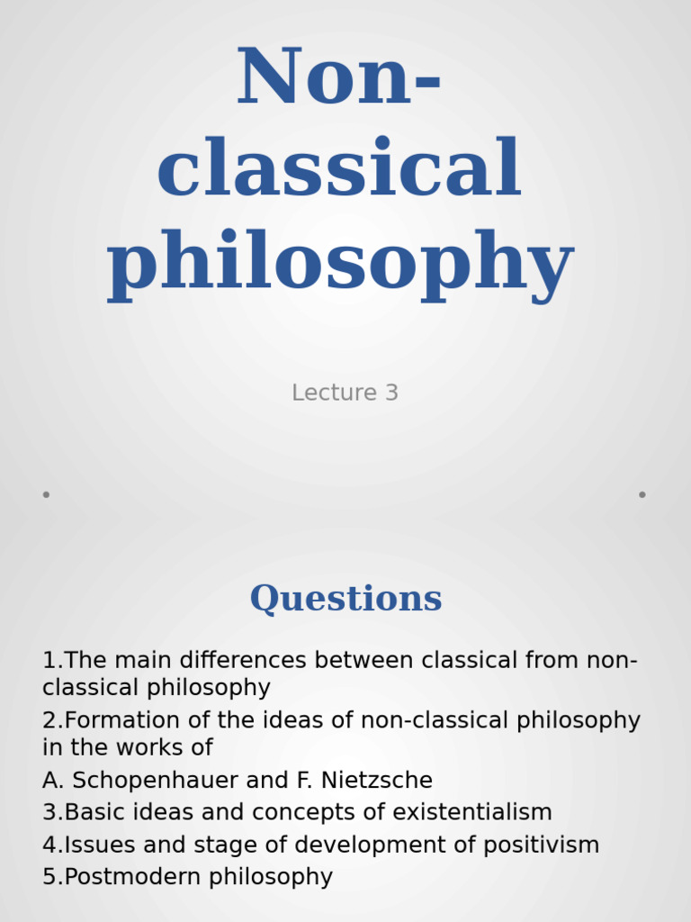 Lect 5 | PDF | Existentialism | Friedrich Nietzsche