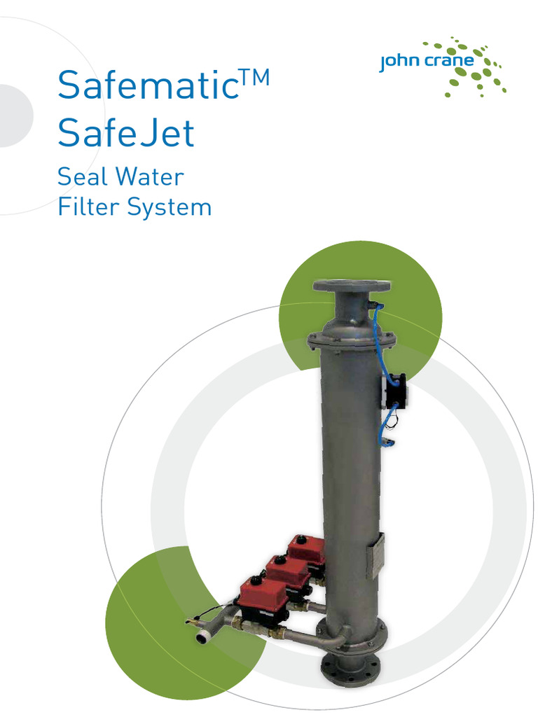 Safematic Safejet: Seal Water Filter System | PDF | Filtration | Water