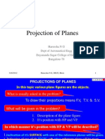 Projection of Planes: Hareesha N G Dept of Aeronautical Engg Dayananda Sagar College of Engg Bangalore-78