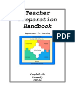 Teacher Education Handbook 20052006