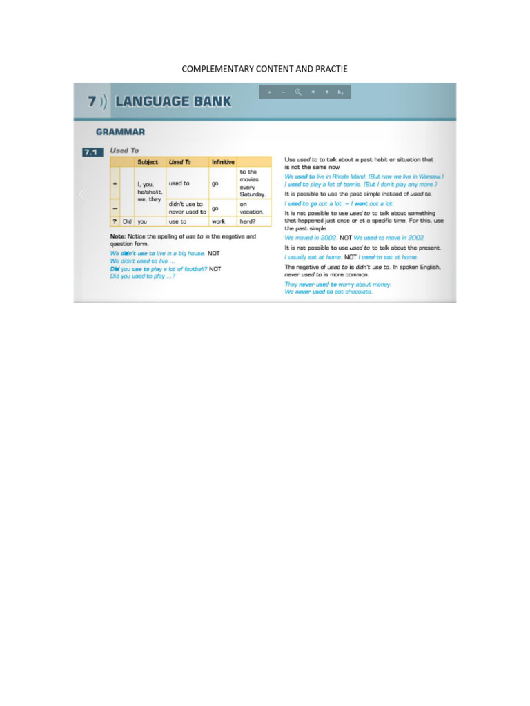 Unit 7 Complementary Content and Practie | PDF