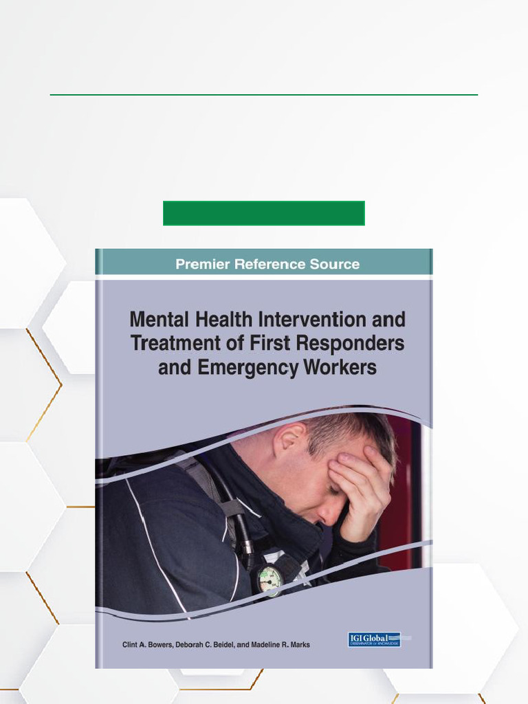 Mental Health Support for First Responders | PDF | Psychological Trauma ...
