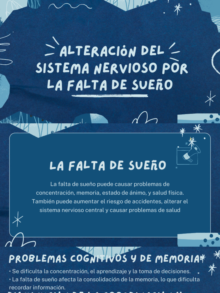Alteración Del Sistema Nervioso Debido A La Falta Sueño - 20250528 ...