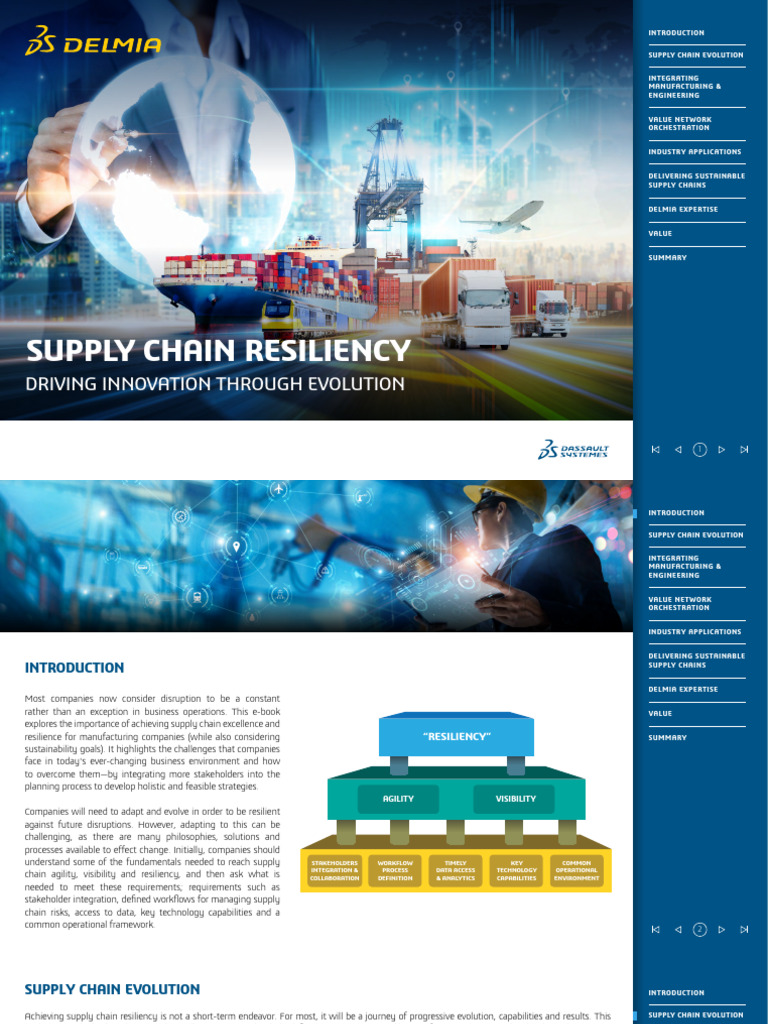 Enhancing Supply Chain Resiliency | PDF | Supply Chain | Business