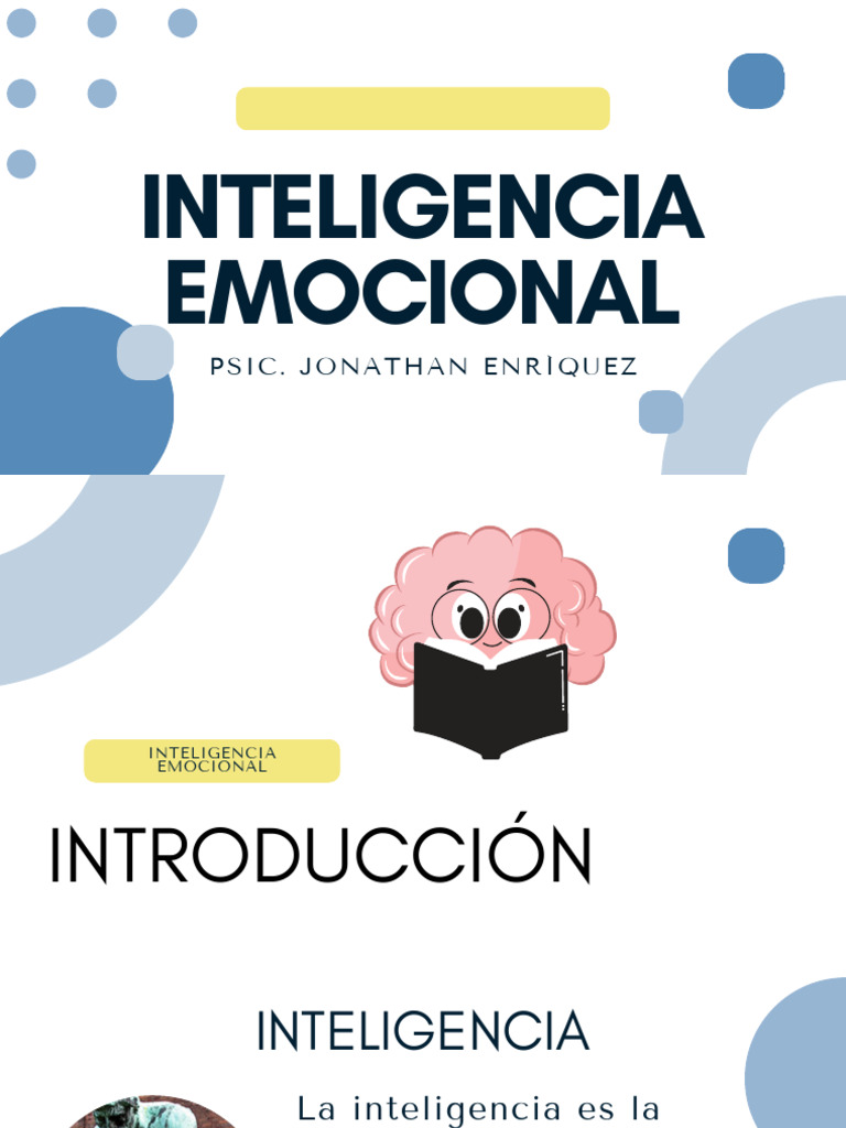 Inteligencia Emocional y su Importancia | PDF