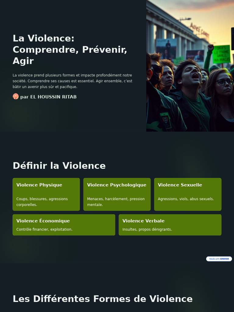 Comprendre et Prévenir la Violence | PDF | La violence | Agression