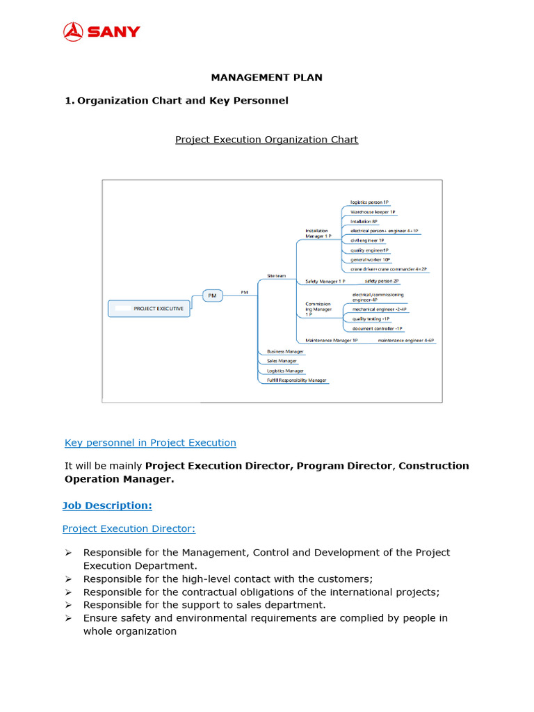 Project Execution Management Plan | PDF | Safety | Occupational Safety ...