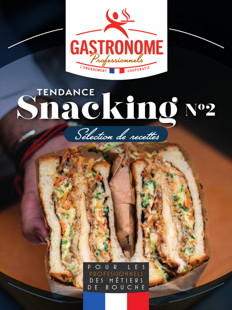 Recettes de Snacking Créatives | PDF | sauce | Pains