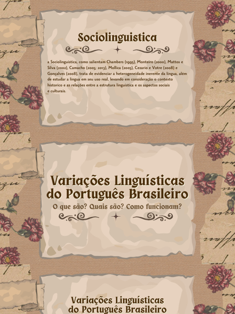 Variações e Preconceito Linguístico no Brasil | PDF | Linguística ...