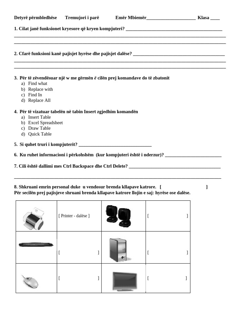 KL 6 Testi | PDF
