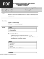 mRDT Malaria Test Procedure Guide | PDF | Medical Specialties ...