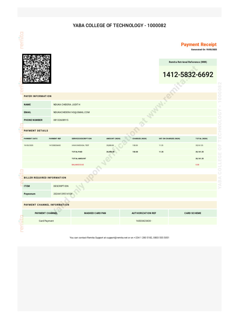 View Invoice_Receipt (1) | PDF | Payments