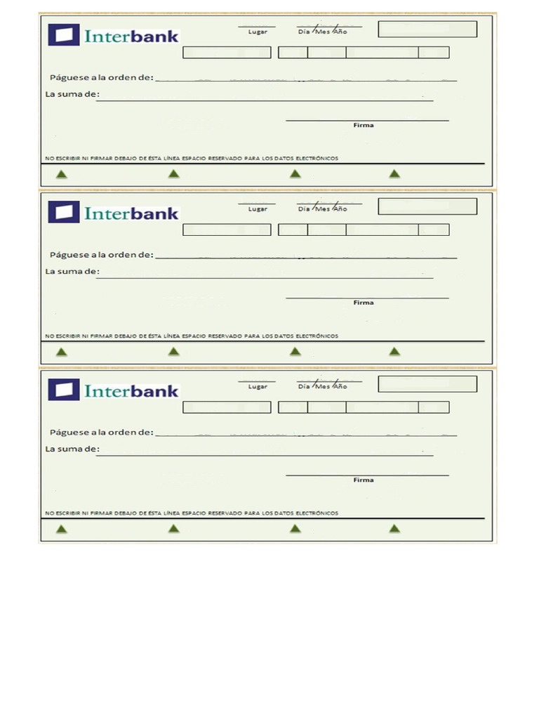 Cheque de Banco | PDF