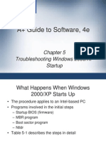 A+ Guide To Software, 4e: Troubleshooting Windows 2000/XP Startup
