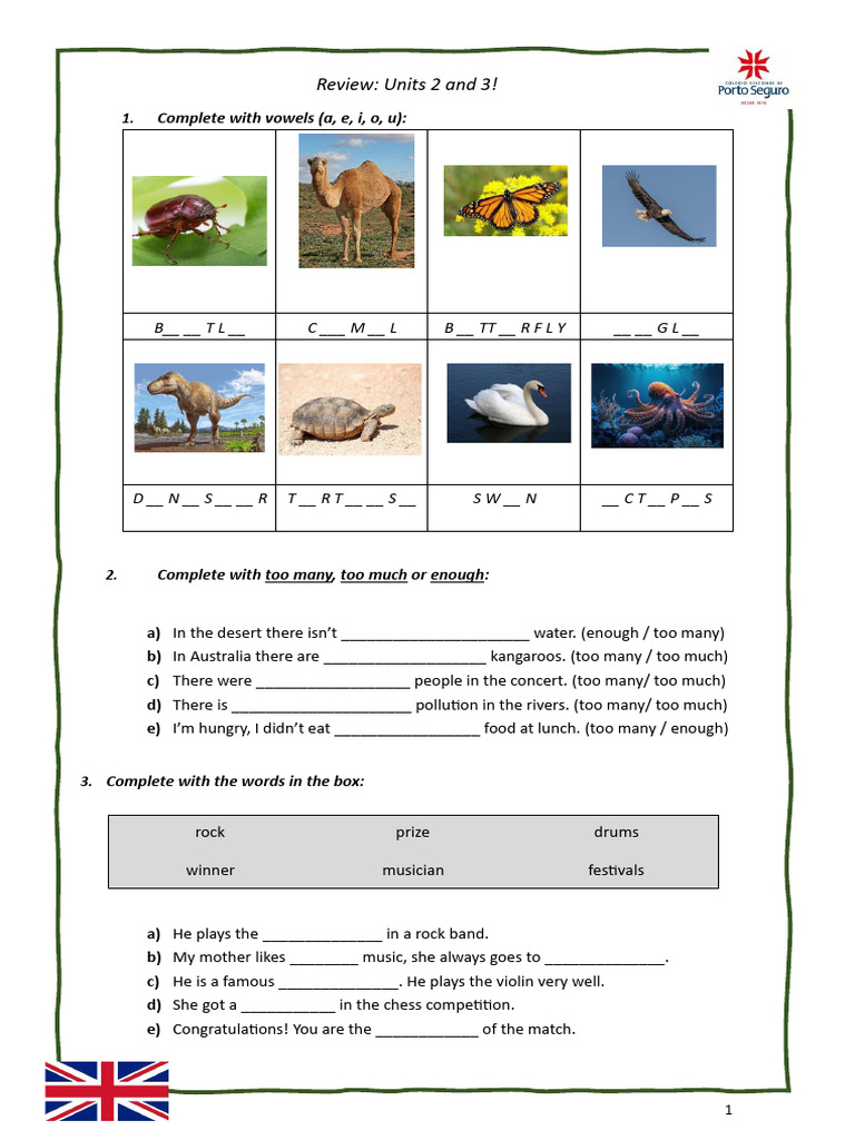 PU Exercises Units 2 3 PDF | PDF | Physical Geography | Earth Sciences