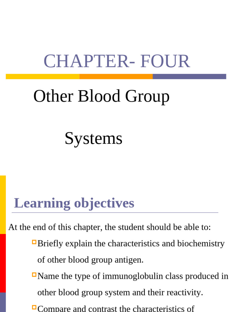 Other Blood Group Systems Overview | PDF | Blood Type | Antibody
