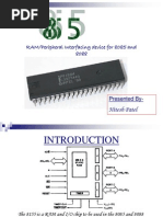 RAM/Peripheral Interfacing Device For 8085 and 8088: Hitesh Patel