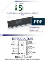 RAM/Peripheral Interfacing Device For 8085 and 8088: Hitesh Patel