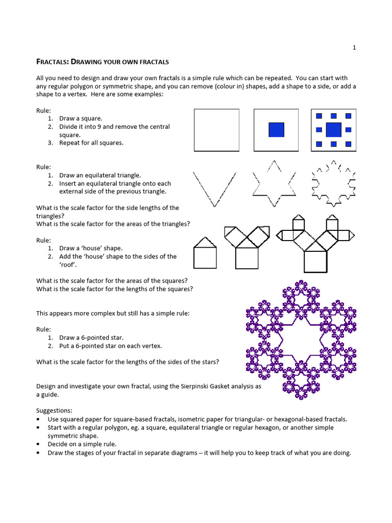 Drawing Fractals Pdf