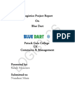 Blue Dart Logistic Project