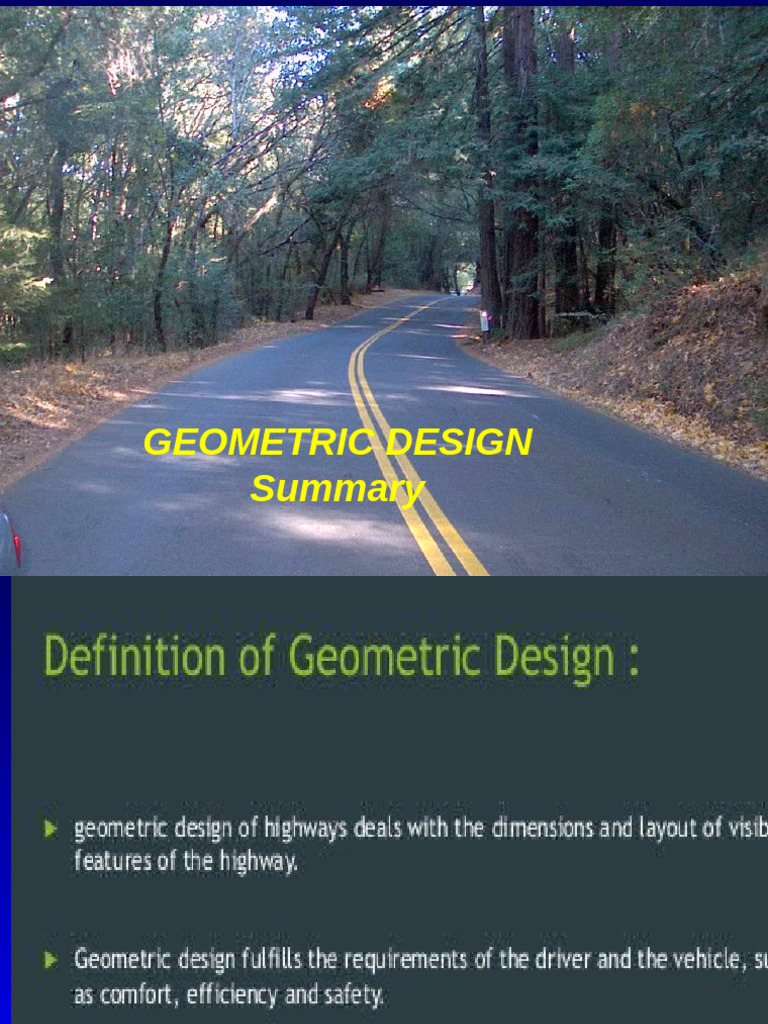 Highway Horizontal Alignment Design | PDF | Force | Road